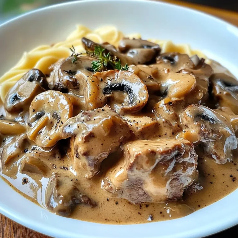 Bœuf Stroganoff au Cookeo