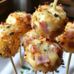 Cake pops salés jambon de poulet fromage