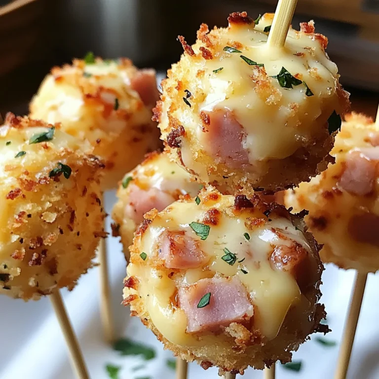 Cake pops salés jambon de poulet fromage