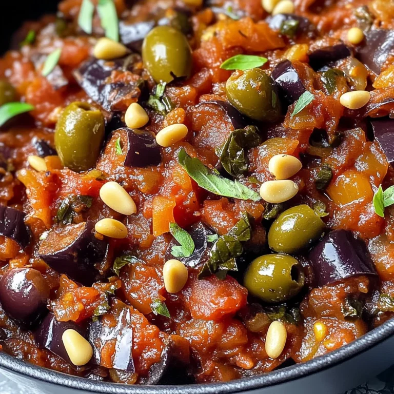 Caponata sicilienne authentique