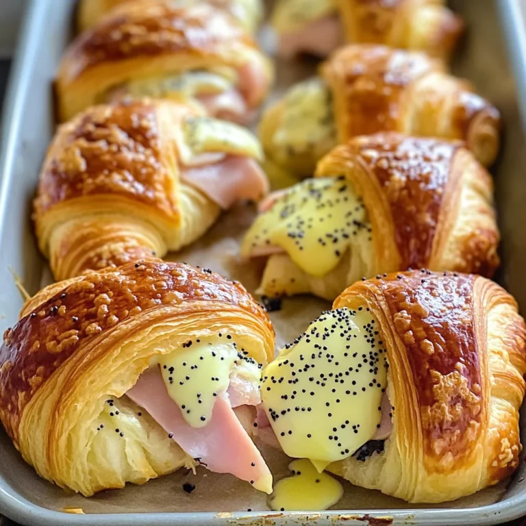 Croissants gourmands faciles