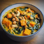 Curry végétarien coloré et nutritif
