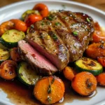 Filet mignon aux petits légumes