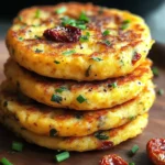 Galettes de Polenta aux Tomates Séchées