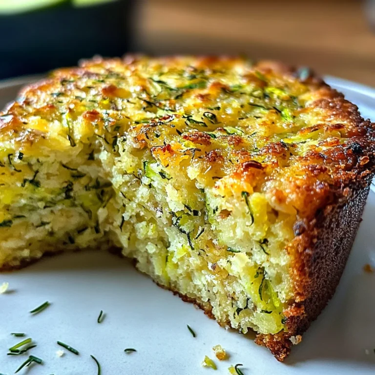 Gâteau moelleux courgettes parmesan