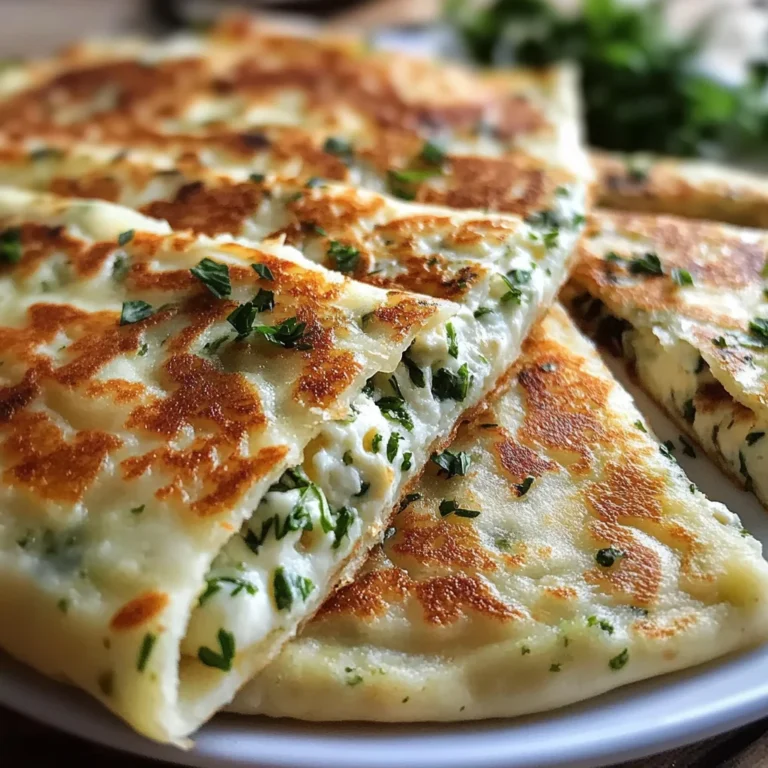 Gozleme turc fromage et herbes