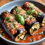 Involtini d'aubergines à la ricotta