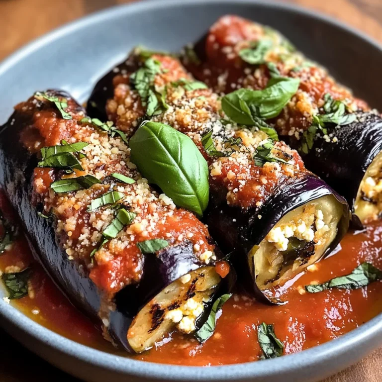 Involtini d'aubergines à la ricotta