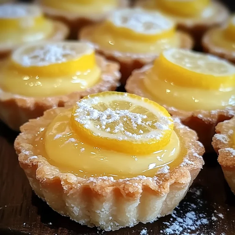 Mini tartelettes citron maison