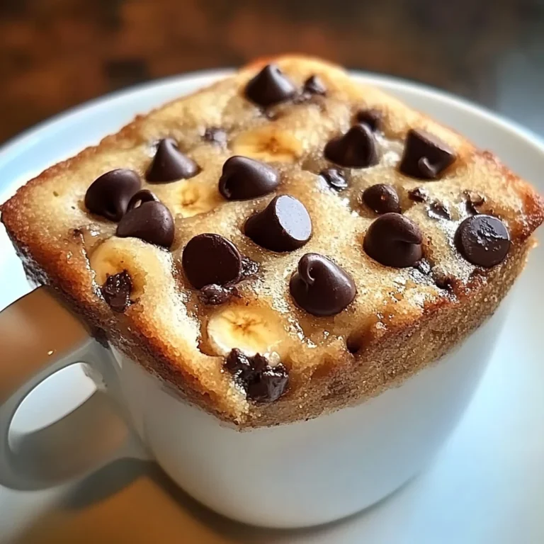 Mug cake sain et rapide en 5 minutes