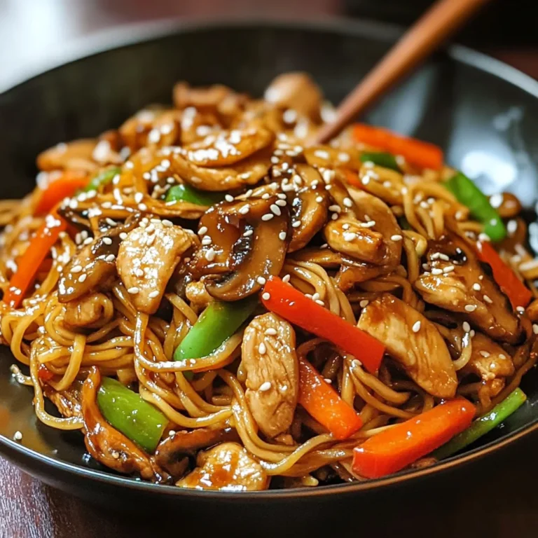 Nouilles sautées asiatiques rapides