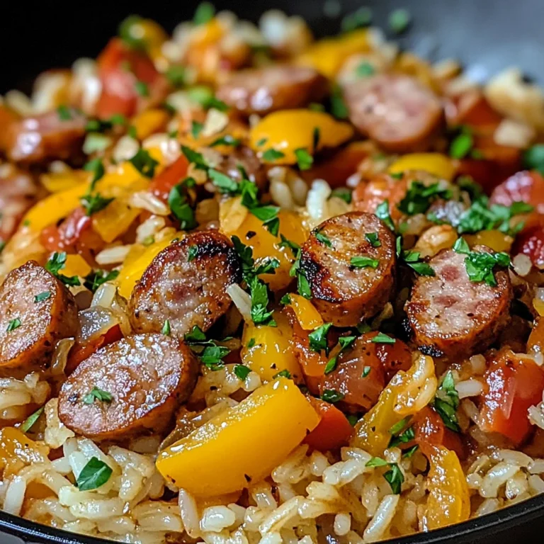 Poêlée Saucisse Riz