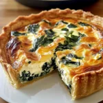 Quiche Boursin épinards maison