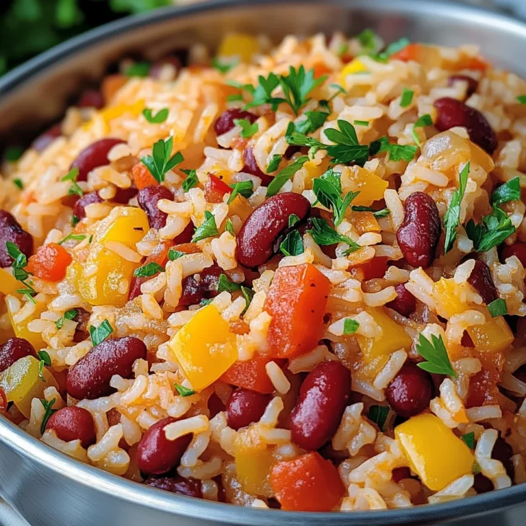 Riz Cajun aux Haricots Rouges