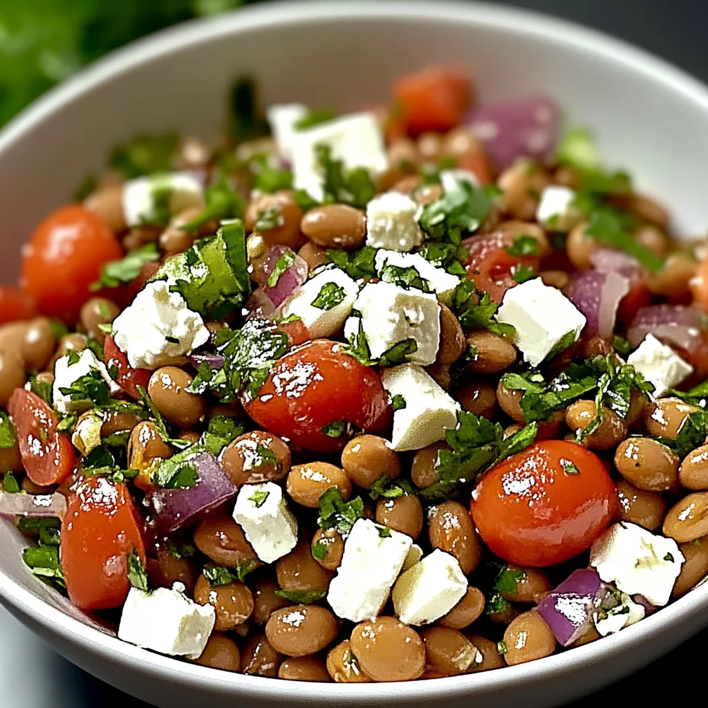 Salade Croquante de Lentilles & Feta