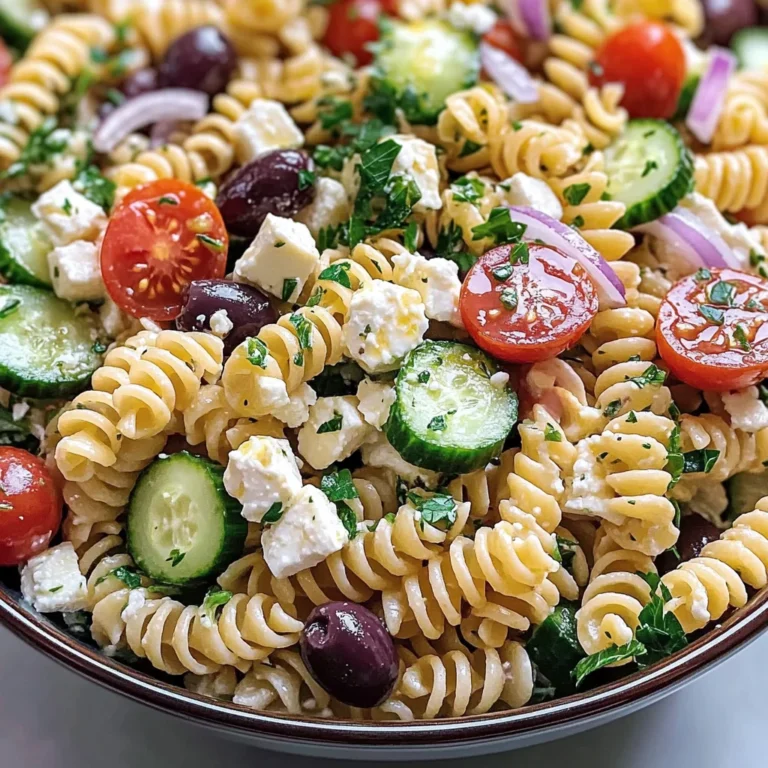 Salade de pâtes méditerranéenne
