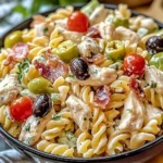 Salade de poulet et pâtes