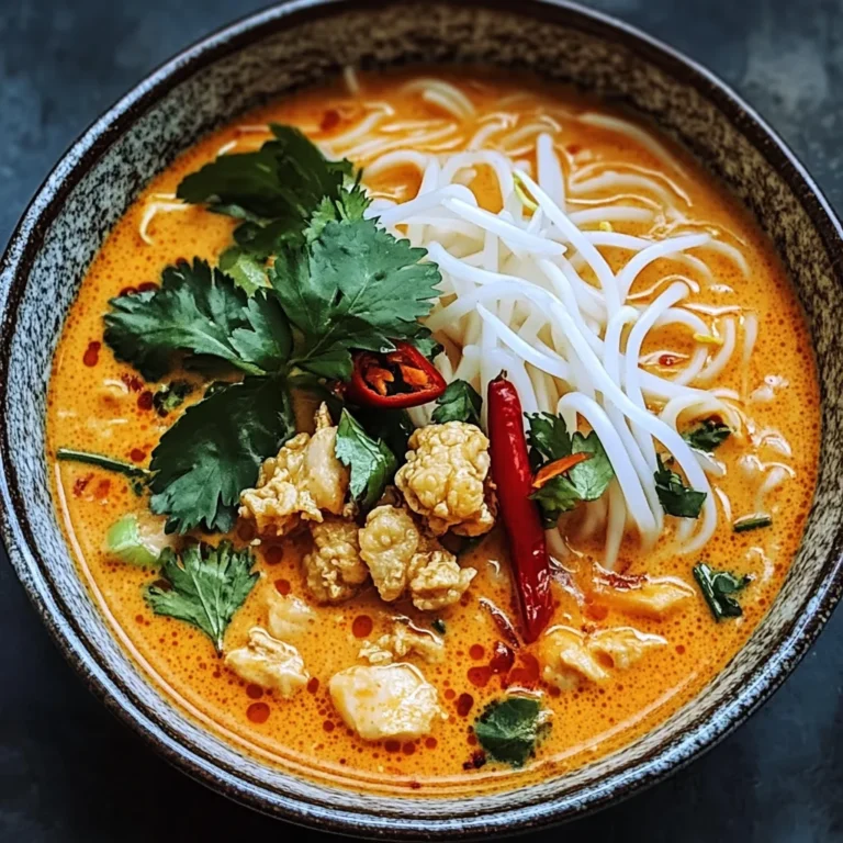 Soupe Thaï Délicieuse et Épicée