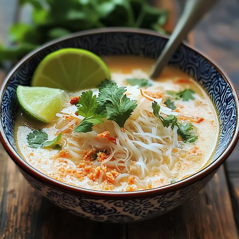 Soupe thaïe légère et parfumée