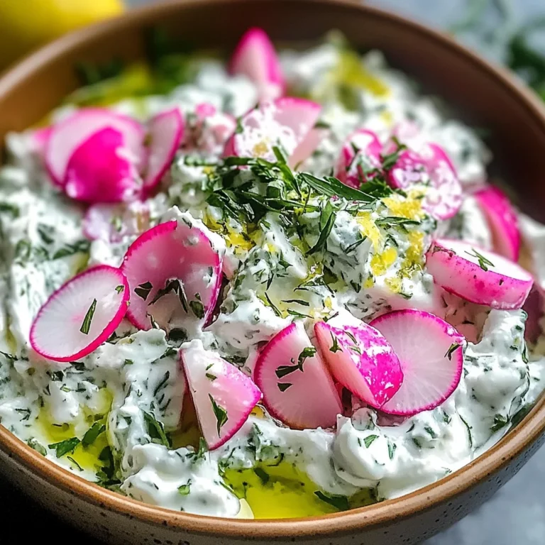 Tzatziki aux radis et herbes