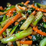 Wok croustillant aux légumes asiatiques