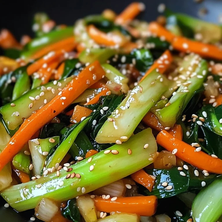 Wok croustillant aux légumes asiatiques