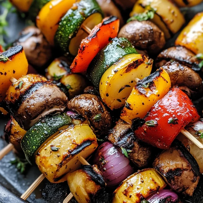 Brochettes de Légumes Grillés