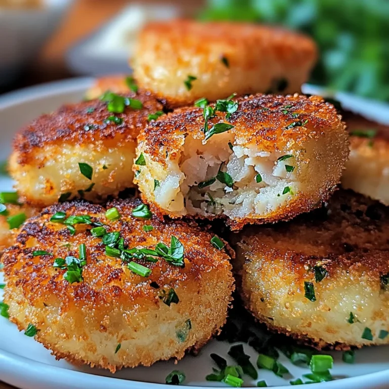Croquettes de Thon aux Herbes Fraîches