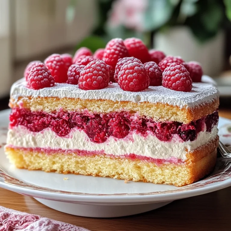 Délicieux framboisier très facile à faire – Recette inratable