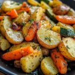 Légumes Rôtis à l'Ail et aux Herbes