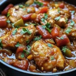 Marmite de poulet façon espagnole
