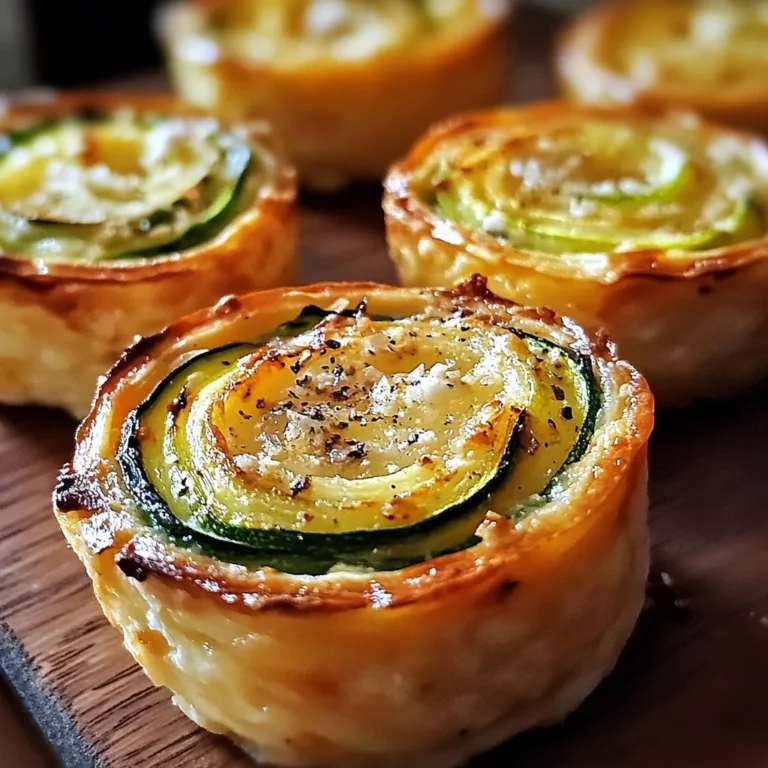 Minis flans de courgette et oignon