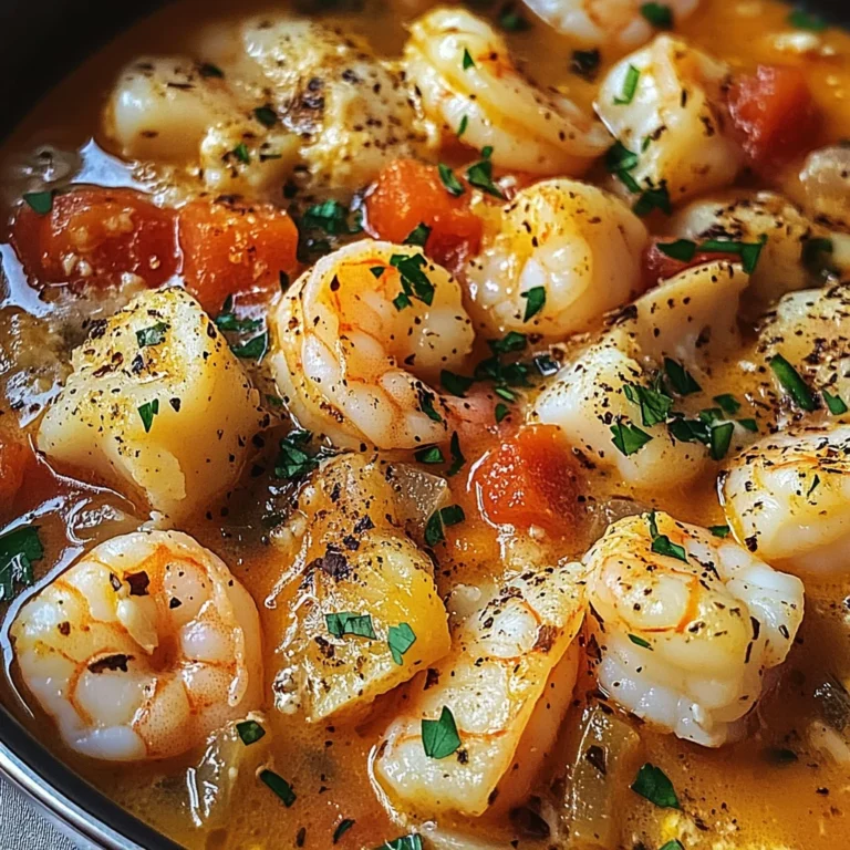Ragoût de cabillaud et crevettes : un plat réconfortant et savoureux