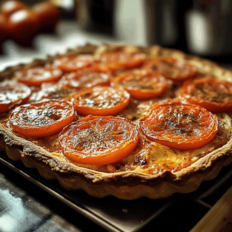 Tarte Thon Tomate et Moutarde : Une Recette Savoureuse et Facile à Réaliser