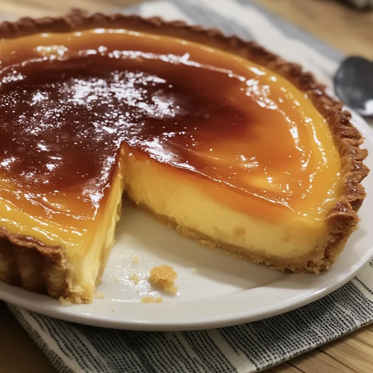 Tarte au Flan de Ma Grand-mère